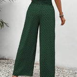 Lisette Hose mit weitem Bein und geometrischem Druck