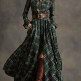 Bodil™ -  Maxi-Hemdkleid mit Karomuster