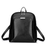 Saskia - Klassischer Doppelreißverschluss-Rucksack