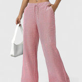 Bequeme Weite Hose mit Eleganten Details