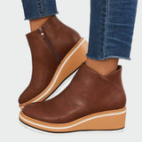 Leah - Stiefeletten aus Kunstleder