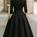 Elegantes Satinkleid