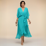 Monica | V-Ausschnitt Kleid