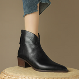 Chloe - Luxuriöse Niedrig-Absatz Stiefeletten