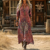 Chelsea - Vintage-inspiriertes lässiges Kleid mit langen Ärmeln
