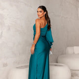 Dorie™ - Asymmetrisches Kleid mit Langem Schlitz