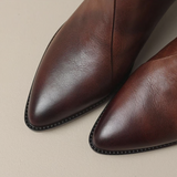 Chloe - Luxuriöse Niedrig-Absatz Stiefeletten