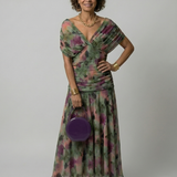 Calen | Off-Shoulder Fließende Midi-Kleider