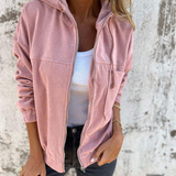 MOREAU LYON | DAMEN HOODIE AUS RIPPENVELVET