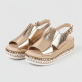 Veronica | Orthopädische Sandalen (Gold)