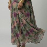 Calen | Off-Shoulder Fließende Midi-Kleider