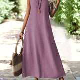 Clara | Ärmelloses Maxikleid