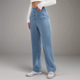 Elastische Hose mit hoher Taille