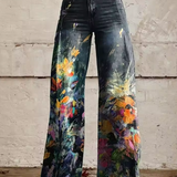 Van Elst Mode®| Boho Chic Fließende und Bequeme Hose