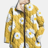 Sable | Charmanter Gänseblümchen-Muster-Jacke