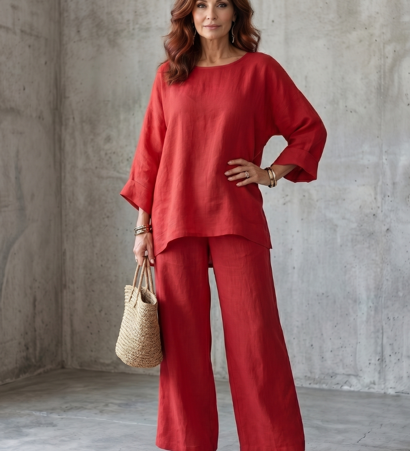 Prue | Oversized Tunika Weite Hose Set
