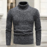 Luxuriöser Rollkragenpullover Aus Strick