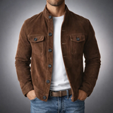 Elegante Wildlederjacke