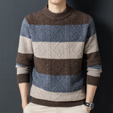 Jacquard-Pullover für elegante Wärme an kalten Tagen