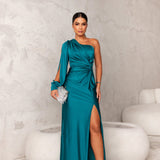 Dorie™ - Asymmetrisches Kleid mit Langem Schlitz