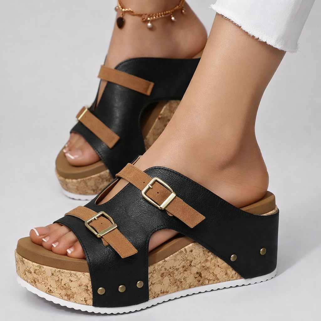 Solena | Plattform Sandalen