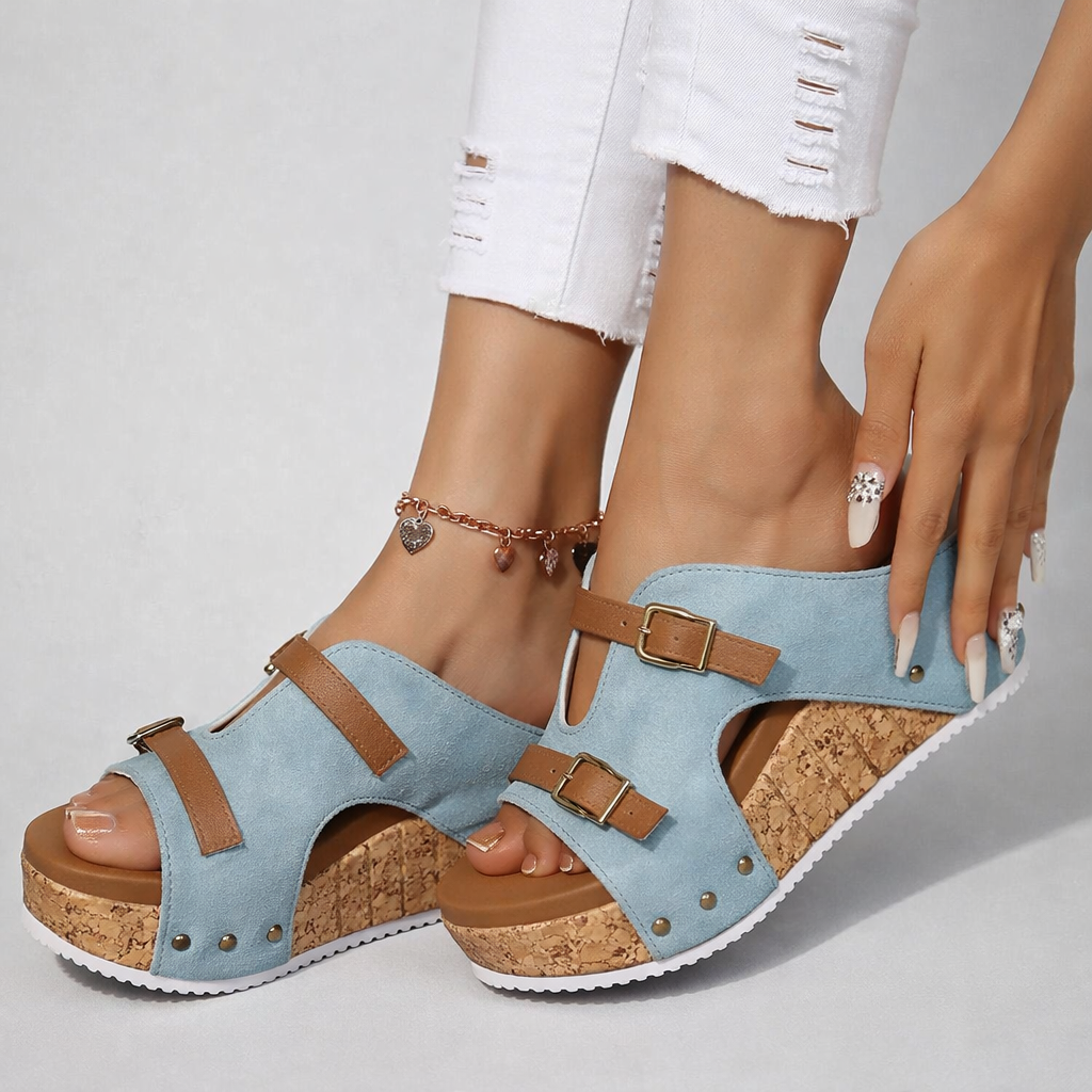 Solena | Plattform Sandalen