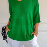 Van Elst Mode® | Gestricktes Top mit V-Ausschnitt