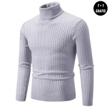 Warmer Strickpullover mit Rollkragen