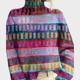 Nikki - Künstlerischer Strickrollkragenpullover