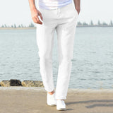 Herren Freizeithose mit elastischem Bund – Bequeme und stilvolle Stoffhose für Alltag und Urlaub