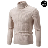 Warmer Strickpullover mit Rollkragen
