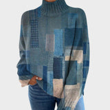 Bree - Künstlerischer Strickrollkragenpullover