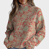 Harper - Künstlerischer Strickrollkragenpullover