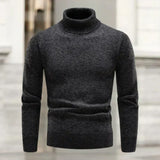 Luxuriöser Rollkragenpullover Aus Strick