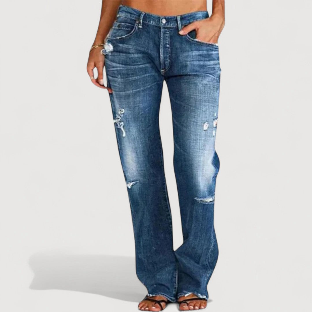 Hazel Relaxed Wide-Leg Jeans