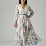 Rielle | Faltenwurf Midi Kleid