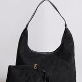 Suede Daily Leather Tote