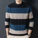 Jacquard-Pullover für elegante Wärme an kalten Tagen