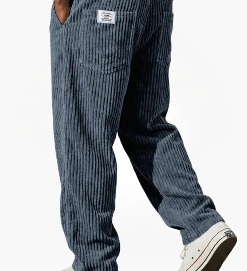 Herren Cordhose mit elastischem Bund