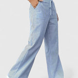 Bequeme Weite Hose mit Eleganten Details