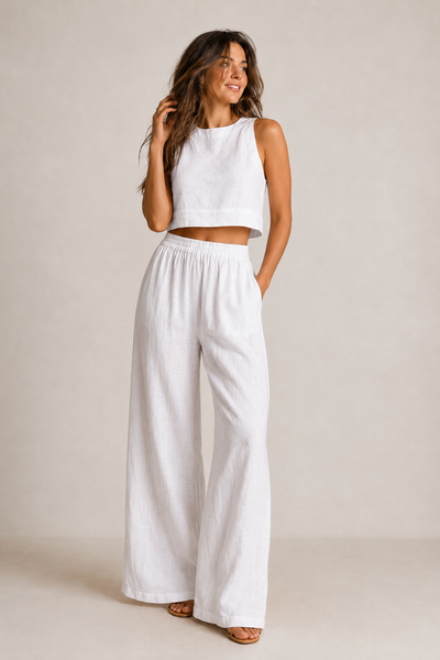 Maya | Baumwoll Zweiteiliges Sommeroutfit