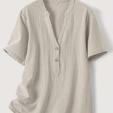 Van Elst Mode® | Elegante V-Ausschnitt Bluse