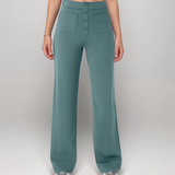 Elastische Hose mit hoher Taille