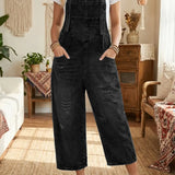 Aurevia™ | Latzhose aus Denim mit Vintage-Look