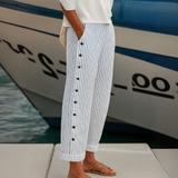 Portofino Leinen Gestreifte Hose