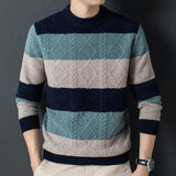 Jacquard-Pullover für elegante Wärme an kalten Tagen