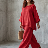 Prue | Oversized Tunika Weite Hose Set