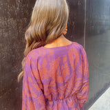 Celeste | Midi Kleid Eleganz mit Blumenmuster