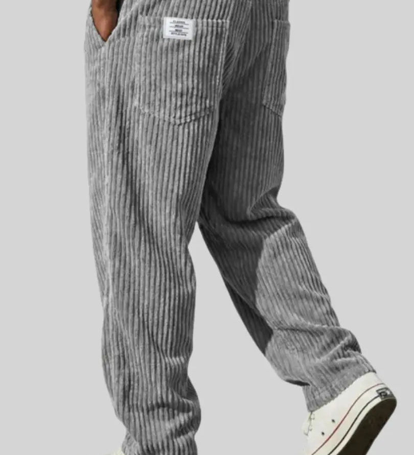 Herren Cordhose mit elastischem Bund