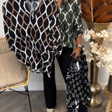Van Elst Mode® | Bluse mit Grafischem Druck